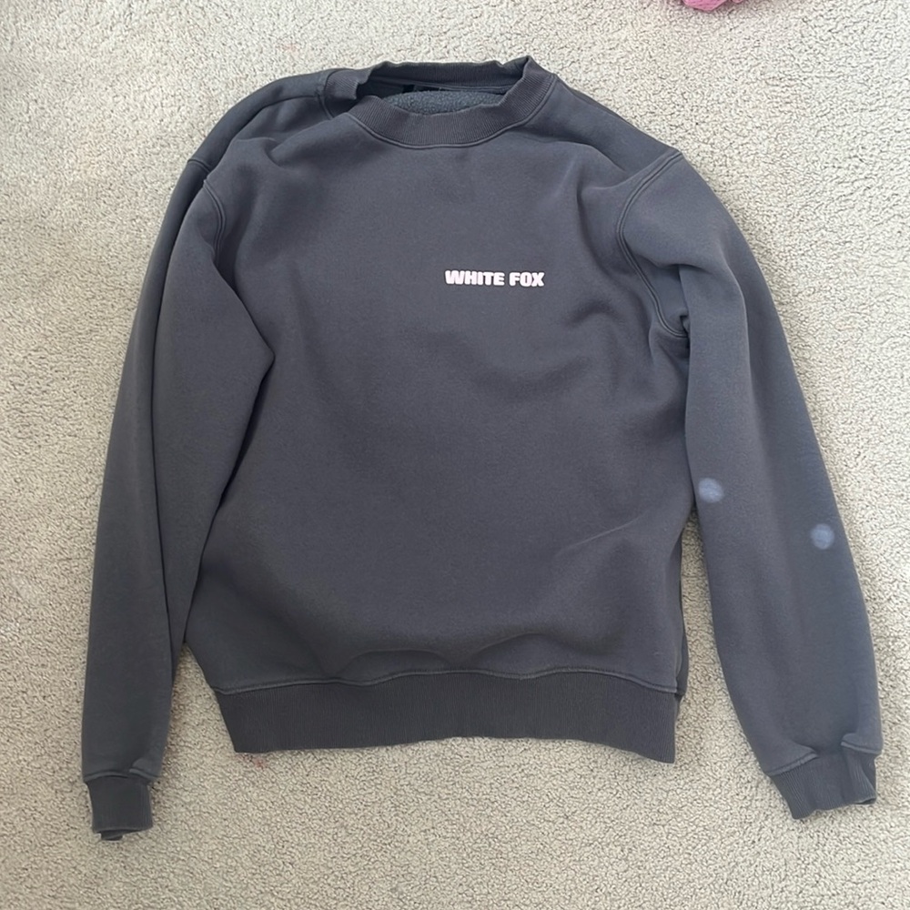 White Fox Love Burst Sweatshirt ($45 FINAL)